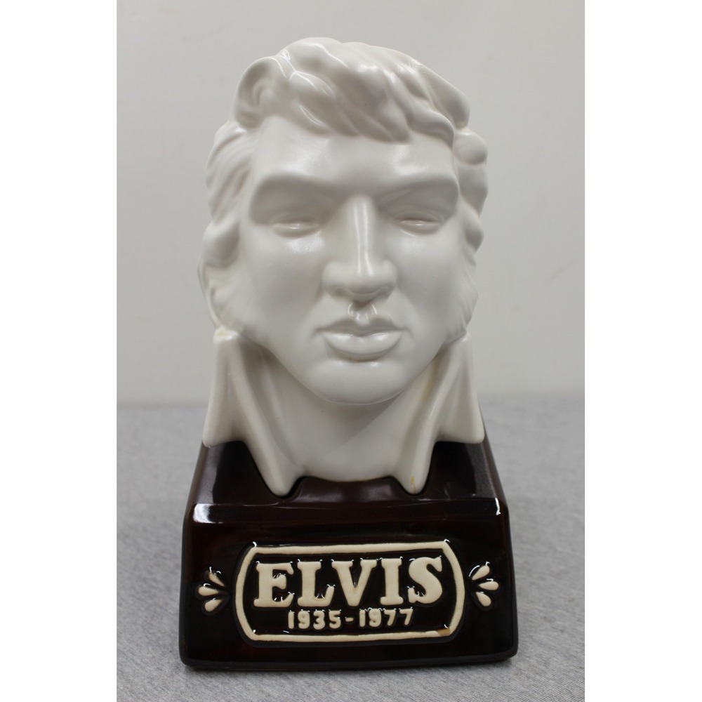 McCormick Decanter White Elvis 1935-1977 Bourbon Whiskey Americana
